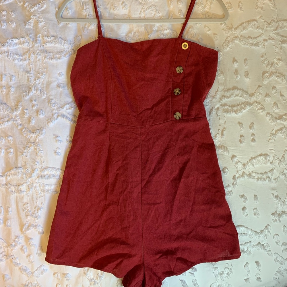 Red romper